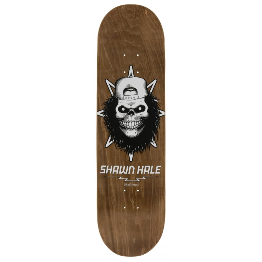 Planche Birdhouse Hale Skull Brown 8.5"