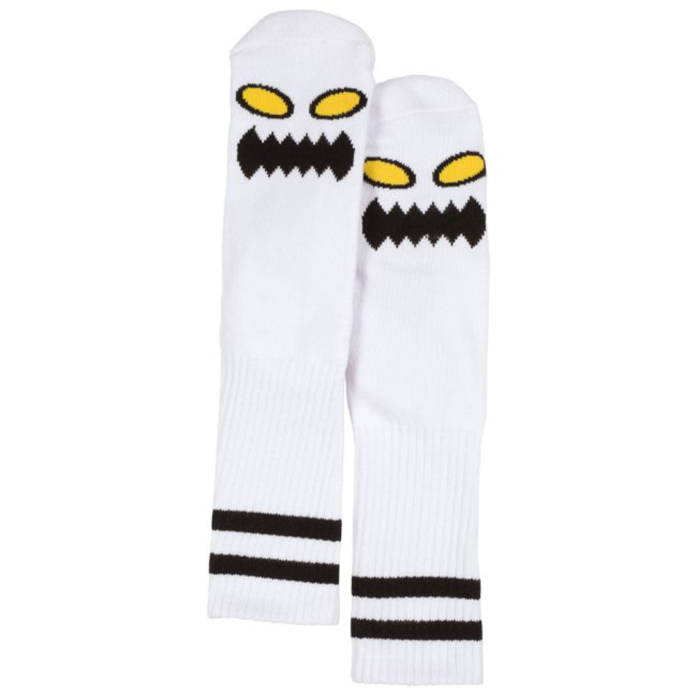Chaussettes TOY MACHINE MONSTER FACE WHITE