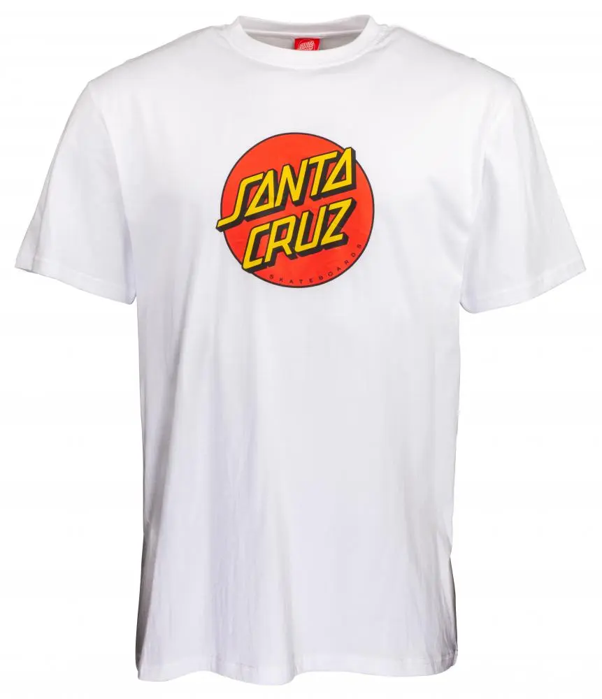 Tee-shirt SANTA CRUZ classic dot, blanc