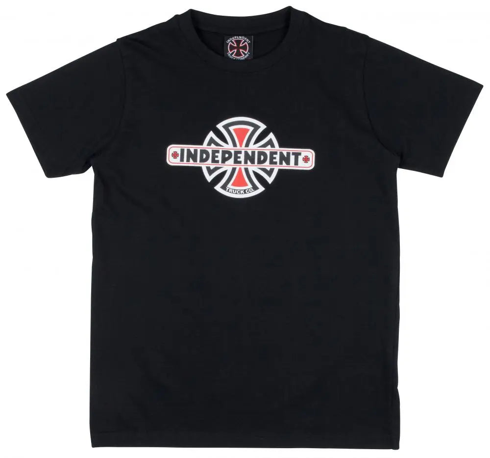 Tee-shirt INDEPENDENT youth vintage cross, noir