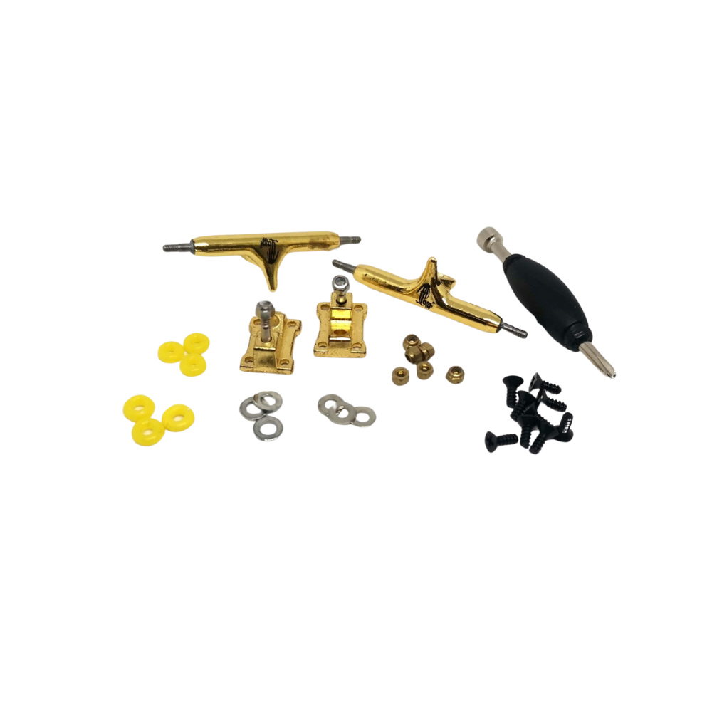 Kit trucks gold CLOSE UP