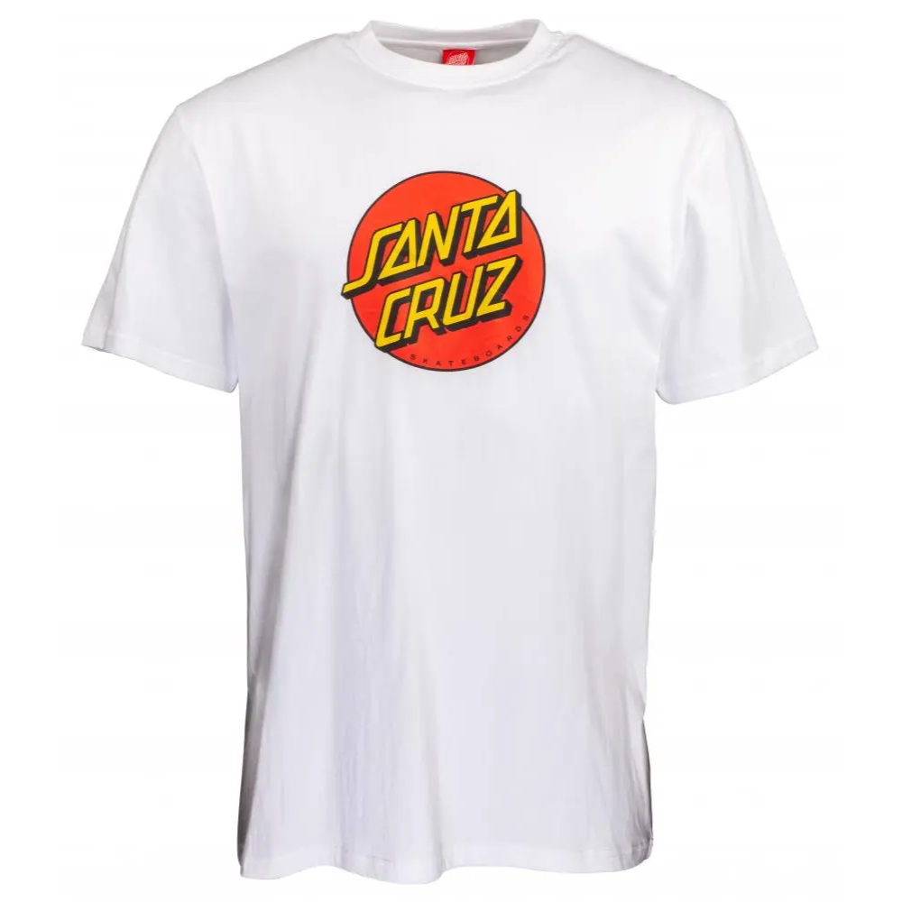Tee-shirt SANTA CRUZ classic dot, blanc